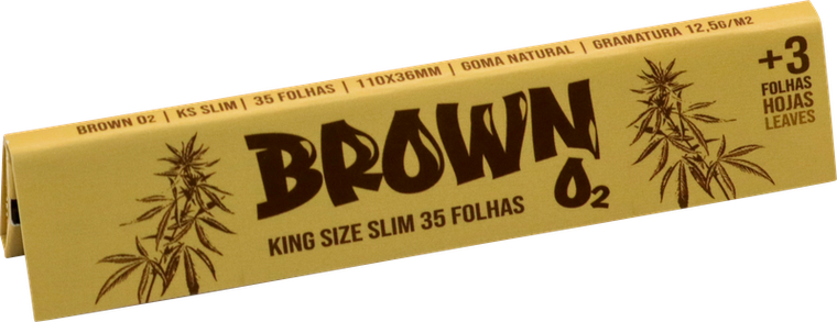 O2 Brown King Size Slim