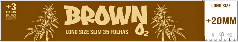 O2 Brown Long Size Slim